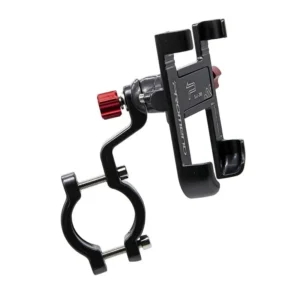 Suport telefon 360º metalic reglabil - negru