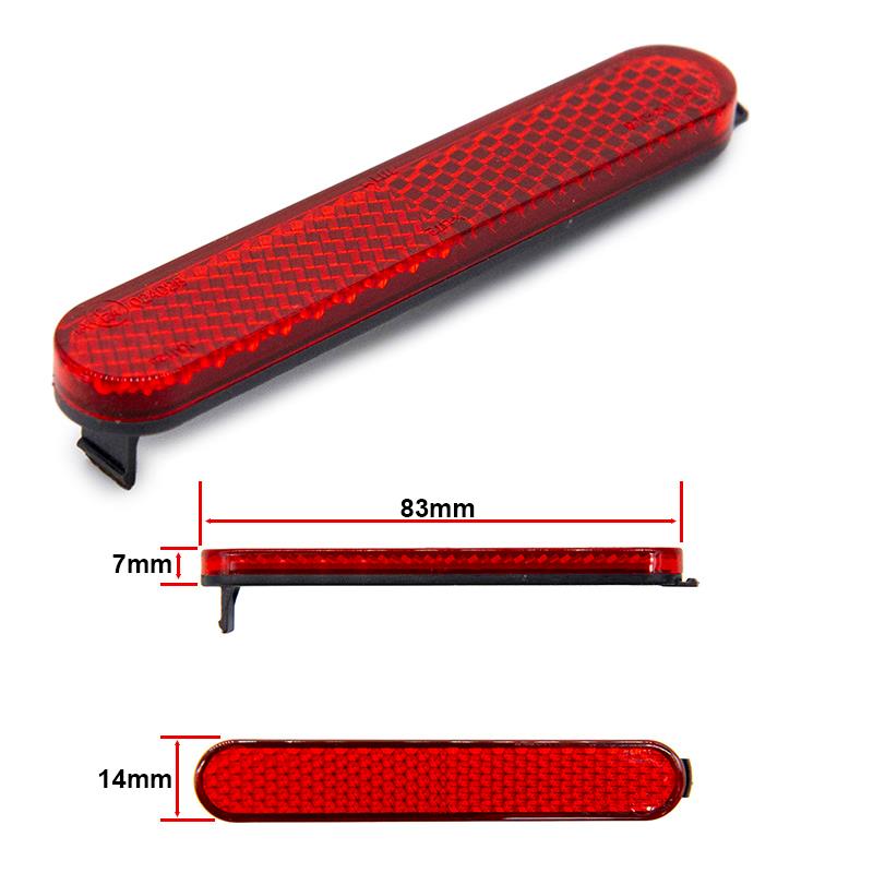 Set 20 ornamente reflectorizante roșu pentru trotineta electrică Xiaomi M365 | Motorevolution