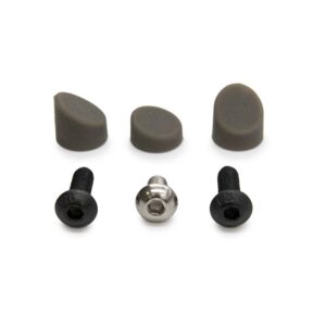 Pachet de 3 dopuri de cauciuc pentru aripa spate GX2.0 Xiaomi 1S, Essential, Pro 2 negru