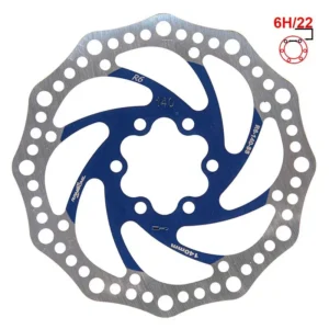 Disc de frana trotineta electrica R6.1 140 mm albastru