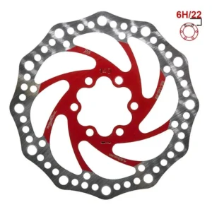 Disc de frana trotineta electrica R6.1 140 mm rosu